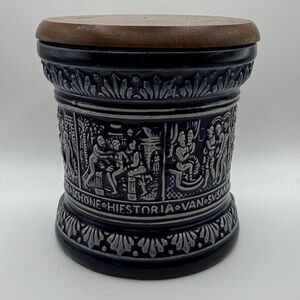 Vintage Marzi & Remy German stoneware tobacco humido